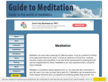 Tablet Screenshot of meditation.flowguide.com