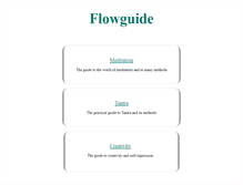 Tablet Screenshot of flowguide.com